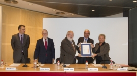 Entrega certificació EFQM + 400 Butlletí Oficial de la Província de Barcelona